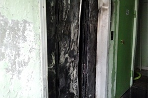 Сгоревший лифт в корпусе 1805. Автор фото: sarmat