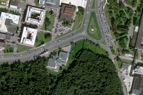 Место расположения нового общежития. Изображения со спутника с сервиса Яндекс.Карты