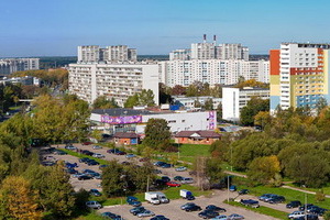 Автостоянка в 9 микрорайоне. Фото пользователя zpcentr с сайта fotki.yandex.ru