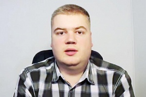 Павел Новиков. Кадр из видеообращения