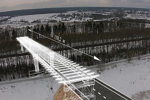 Проект путепровода у платформы Головково. Изображение: solreg.ru