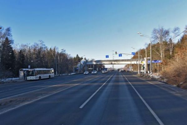Остановка «ВНИИПП» на Ленинградском шоссе. Фрагмент панорамы с сервиса Яндекс.Карты