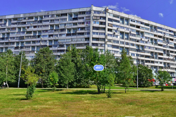 Корпус 931. Фрагмент панорамы с сервиса Яндекс.Карты