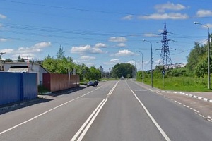 Железнодорожная улица в районе места ДТП. Фрагмент панорамы с сервиса Яндекс.Карты