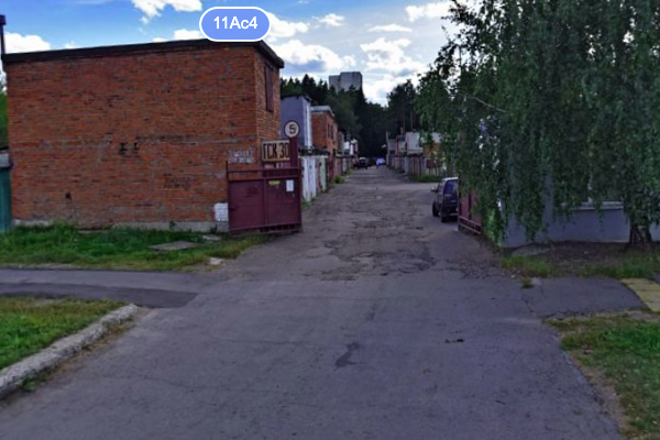 Предполагаемое место убийство. Фрагмент панорамы с сервиса Яндекс.Карты