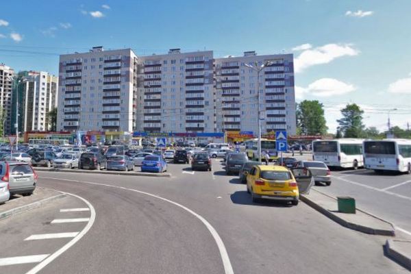 Крюковская площадь. Фрагмент панорамы с сервиса Яндекс.Карты