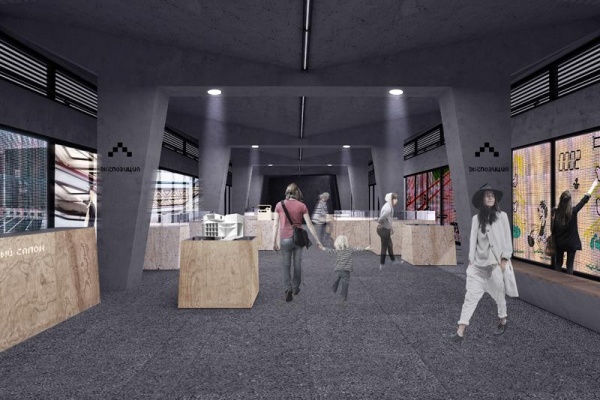 Фрагмент концепции оформления будущего зала музея в корпусе 360. Изображение с сайта zelao.ru