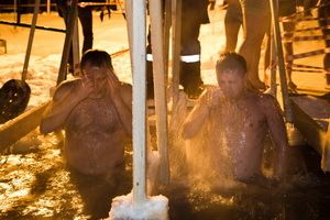 Православные зеленоградцы отметили Крещение Господня. Фото «Зеленоград24»
