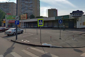 Место ДТП в 5-м микрорайоне. Скриншот с сервиса maps.ya.ru