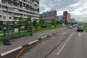 Улица Михайловка напротив корпуса 1418. Скриншот с сервиса maps.ya.ru