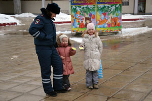Мероприятие «Маленький пешеход». Фото предоставлено Группой по пропаганде ОБ ДПС ГИБДД Зеленограда.