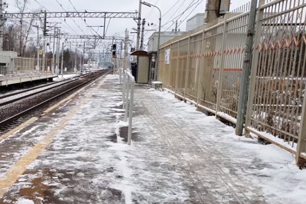 Станция Поваровка. Кадр из видео с сервиса YouTube