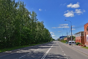 Железнодорожная улица. Фрагмент панорамы с сервиса Яндекс.Карты