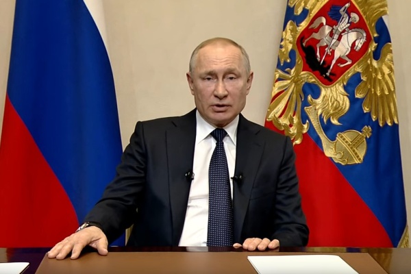 Владимир Путин. Кадр из видеообращения.