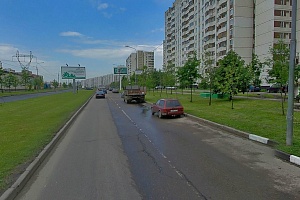 Улица Андреевка в районе места ДТП. Скриншот с сервиса maps.ya.ru