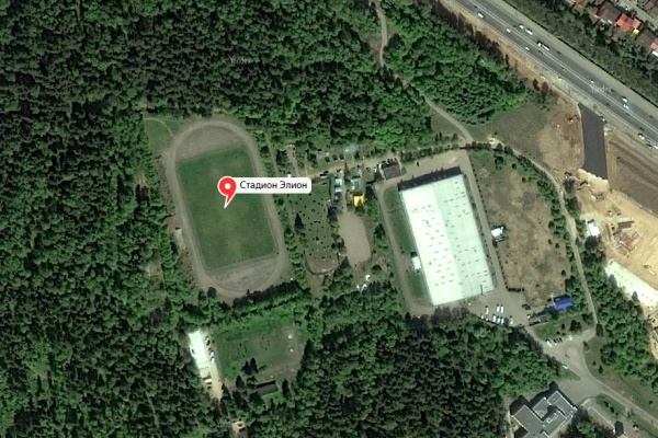 Стадион «Элион». Изображение со спутника сервиса Яндекс.Карты
