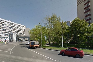 Перекресток в районе места ДТП. Фрагмент панорамы с сервиса Google Maps