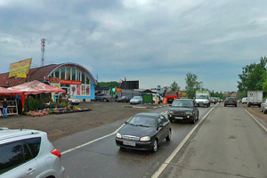 Пятницкое шоссе около деревни Юрлово. Скриншот с сервиса maps.ya.ru