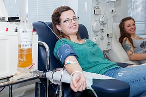 Доноры на сдаче крови. © Зеленоград24, Маргарита Забродская